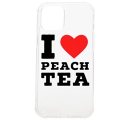 I Love Peach Tea Iphone 12 Pro Max Tpu Uv Print Case by ilovewhateva