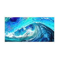 Tsunami Waves Ocean Sea Nautical Nature Water Painting Yoga Headband