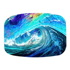 Tsunami Waves Ocean Sea Nautical Nature Water Painting Mini Square Pill Box