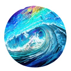 Tsunami Waves Ocean Sea Nautical Nature Water Painting Pop socket