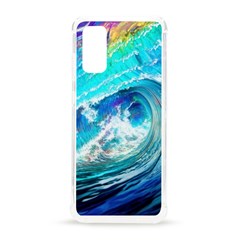 Tsunami Waves Ocean Sea Nautical Nature Water Painting Samsung Galaxy S20 6.2 Inch TPU UV Case