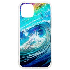 Tsunami Waves Ocean Sea Nautical Nature Water Painting iPhone 12/12 Pro TPU UV Print Case