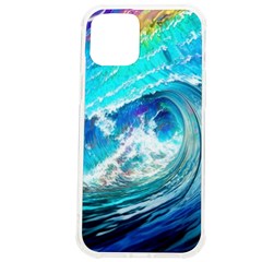 Tsunami Waves Ocean Sea Nautical Nature Water Painting Iphone 12 Pro Max Tpu Uv Print Case by Cowasu