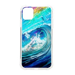 Tsunami Waves Ocean Sea Nautical Nature Water Painting iPhone 11 TPU UV Print Case