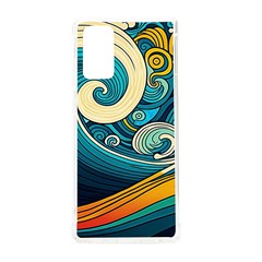 Waves Wave Ocean Sea Abstract Whimsical Abstract Art Samsung Galaxy Note 20 Tpu Uv Case by Cowasu