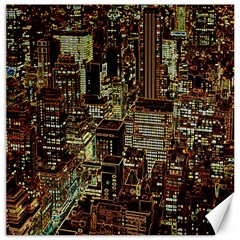 New York City Nyc Skyscrapers Canvas 16  X 16 