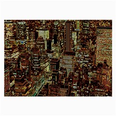 New York City Nyc Skyscrapers Large Glasses Cloth