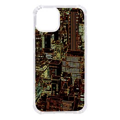 New York City Nyc Skyscrapers Iphone 14 Tpu Uv Print Case by Cowasu