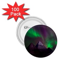 Fantasy Pyramid Mystic Space Aurora 1 75  Buttons (100 Pack) 