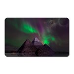 Fantasy Pyramid Mystic Space Aurora Magnet (Rectangular) Front