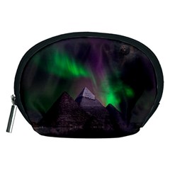 Fantasy Pyramid Mystic Space Aurora Accessory Pouch (medium) by Cowasu