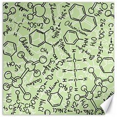 Multicolored Chemical Bond Illustration Chemistry Formula Science Canvas 16  X 16 