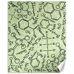 Multicolored Chemical Bond Illustration Chemistry Formula Science Canvas 11  X 14 