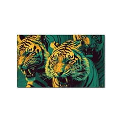 Tiger Sticker (Rectangular)