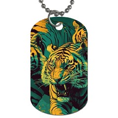 Tiger Dog Tag (One Side)