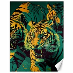 Tiger Canvas 36  X 48  by danenraven