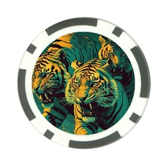 Tiger Poker Chip Card Guard by danenraven