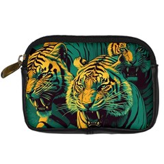 Tiger Digital Camera Leather Case