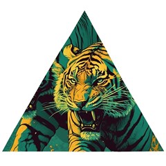 Tiger Wooden Puzzle Triangle by danenraven