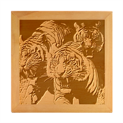 Tiger Wood Photo Frame Cube by danenraven