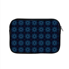 Blue Floral Pattern Geometric Pattern Apple Macbook Pro 15  Zipper Case by danenraven