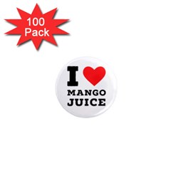 I love mango juice  1  Mini Magnets (100 pack) 