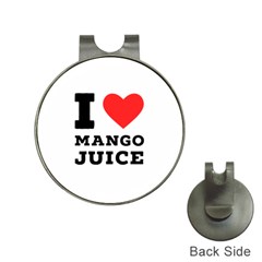 I Love Mango Juice  Hat Clips With Golf Markers by ilovewhateva