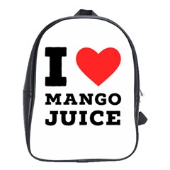 I love mango juice  School Bag (XL)