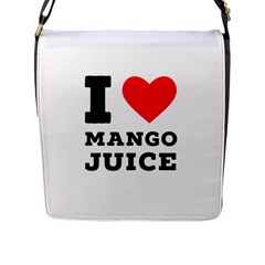 I Love Mango Juice  Flap Closure Messenger Bag (l) by ilovewhateva