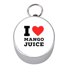 I Love Mango Juice  Mini Silver Compasses by ilovewhateva