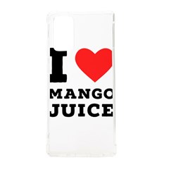 I Love Mango Juice  Samsung Galaxy Note 20 Tpu Uv Case by ilovewhateva