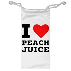 I Love Peach Juice Jewelry Bag by ilovewhateva