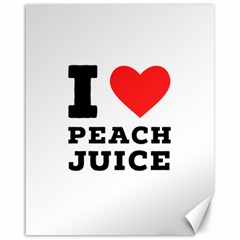 I Love Peach Juice Canvas 16  X 20  by ilovewhateva