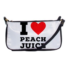 I Love Peach Juice Shoulder Clutch Bag by ilovewhateva