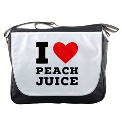 I Love Peach Juice Messenger Bag by ilovewhateva