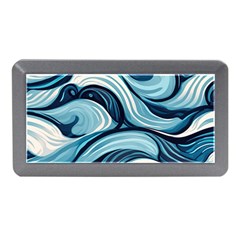 Pattern Ocean Waves Arctic Ocean Blue Nature Sea Memory Card Reader (mini) by danenraven