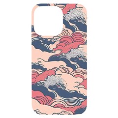 Waves Ocean Sea Water Pattern Rough Seas Iphone 14 Pro Max Black Uv Print Case