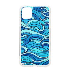 Pattern Ocean Waves Blue Nature Sea Abstract Iphone 11 Tpu Uv Print Case by danenraven