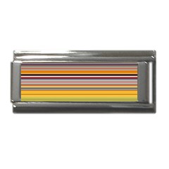 Neopolitan Horizontal Lines Strokes Superlink Italian Charm (9mm) by Bangk1t