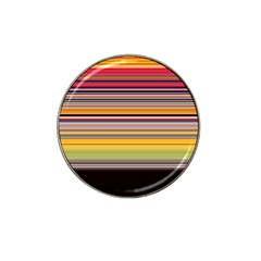Neopolitan Horizontal Lines Strokes Hat Clip Ball Marker (10 Pack)