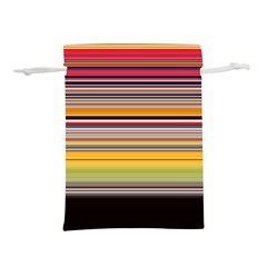 Neopolitan Horizontal Lines Strokes Lightweight Drawstring Pouch (l) by Bangk1t