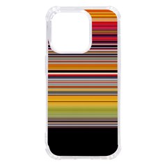 Neopolitan Horizontal Lines Strokes Iphone 14 Pro Tpu Uv Print Case