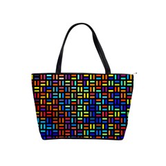 Geometric Colorful Square Rectangle Classic Shoulder Handbag