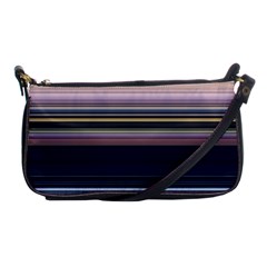 Horizontal Line Strokes Color Lines Shoulder Clutch Bag