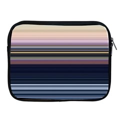 Horizontal Line Strokes Color Lines Apple Ipad 2/3/4 Zipper Cases