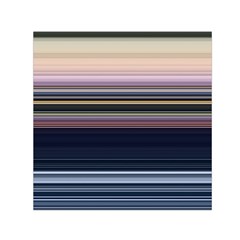 Horizontal Line Strokes Color Lines Square Satin Scarf (30  X 30 )