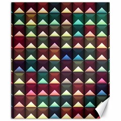 Diamond Geometric Square Design Pattern Canvas 20  X 24 