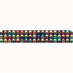 Diamond Geometric Square Design Pattern Small Bar Mat