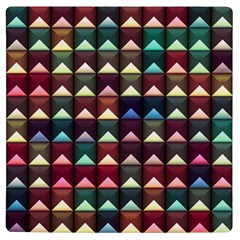 Diamond Geometric Square Design Pattern Uv Print Square Tile Coaster 