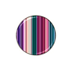 Vertical Line Color Lines Texture Hat Clip Ball Marker by Bangk1t